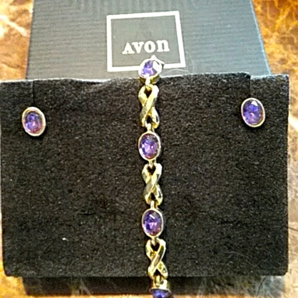 Avon Earring/Bracelet set - Picture 1 of 3